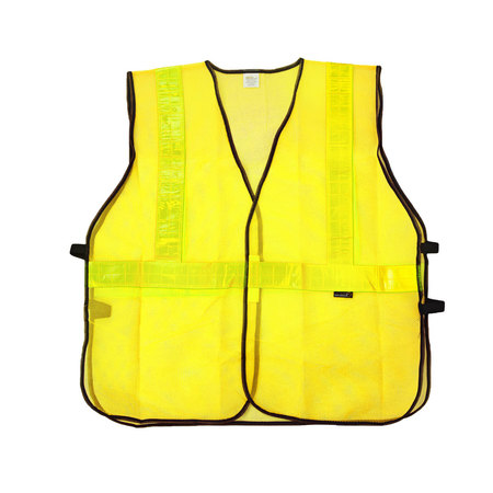 SAFE HANDLER Lattice Reflective Safety Vests, Large, Yellow(10-Pack) BLSH-ES-L-SV2Y-10